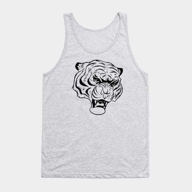 Tiger Style Tank Top by liquidsouldes